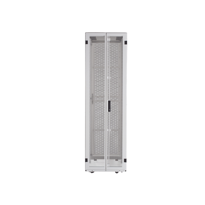 Gabinete FlexFusion™ XGL (Light) para Centros de Datos, 42 UR, 800 mm de Ancho, 1070 mm de Profundidad, Fabricado en Acero, Color Blanco