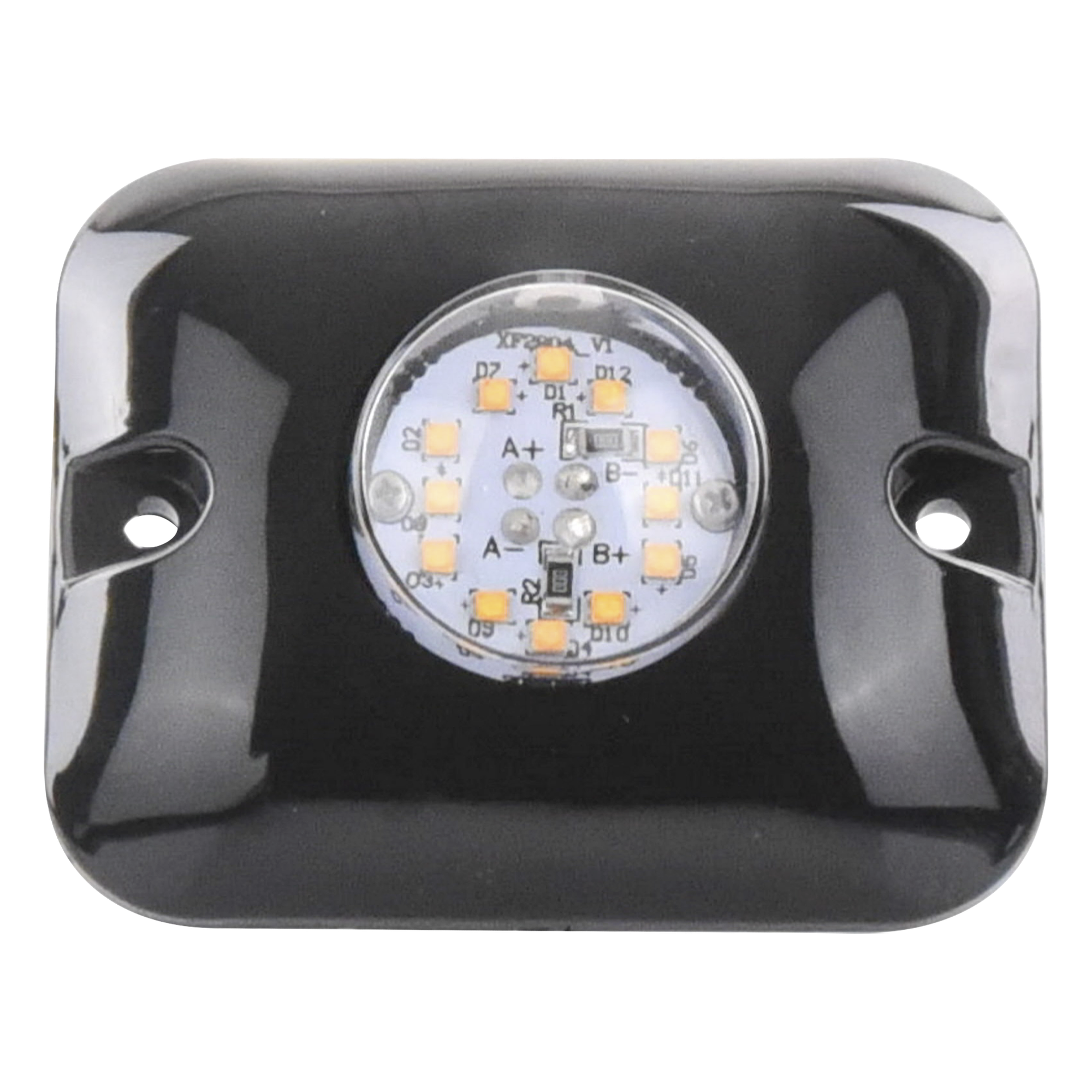 Luz Oculta Ultra Brillante con 12 LED, Color Ambar — EPCOM INDUSTRIAL SIGNALING · SKU X121A