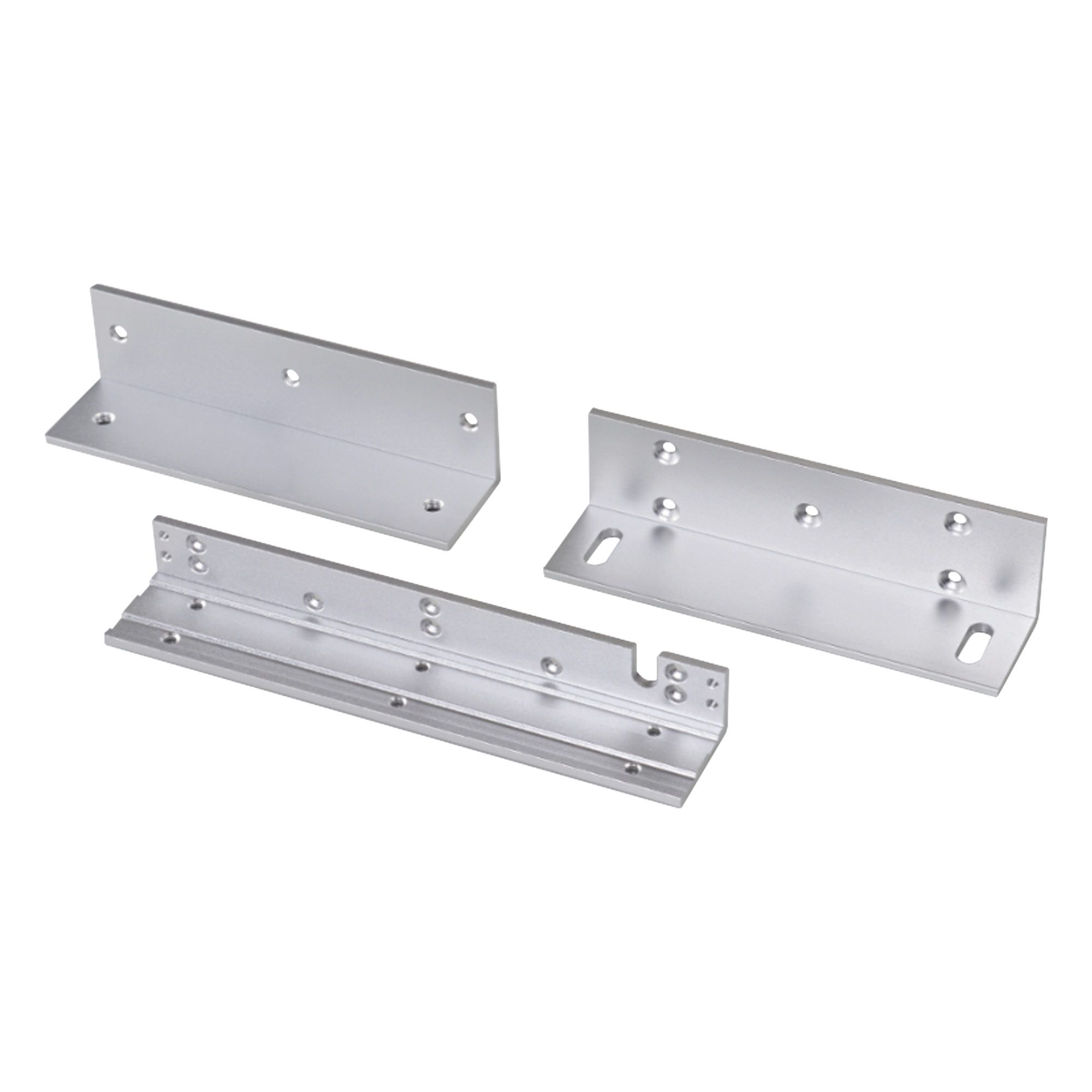Kit de montajes Z y L para Cerradura Magnética HIKVISION / Compatible con DS-K4H258S / Uso en Puerta de Madera y Metal · SKU DS-K4H258-L/Z