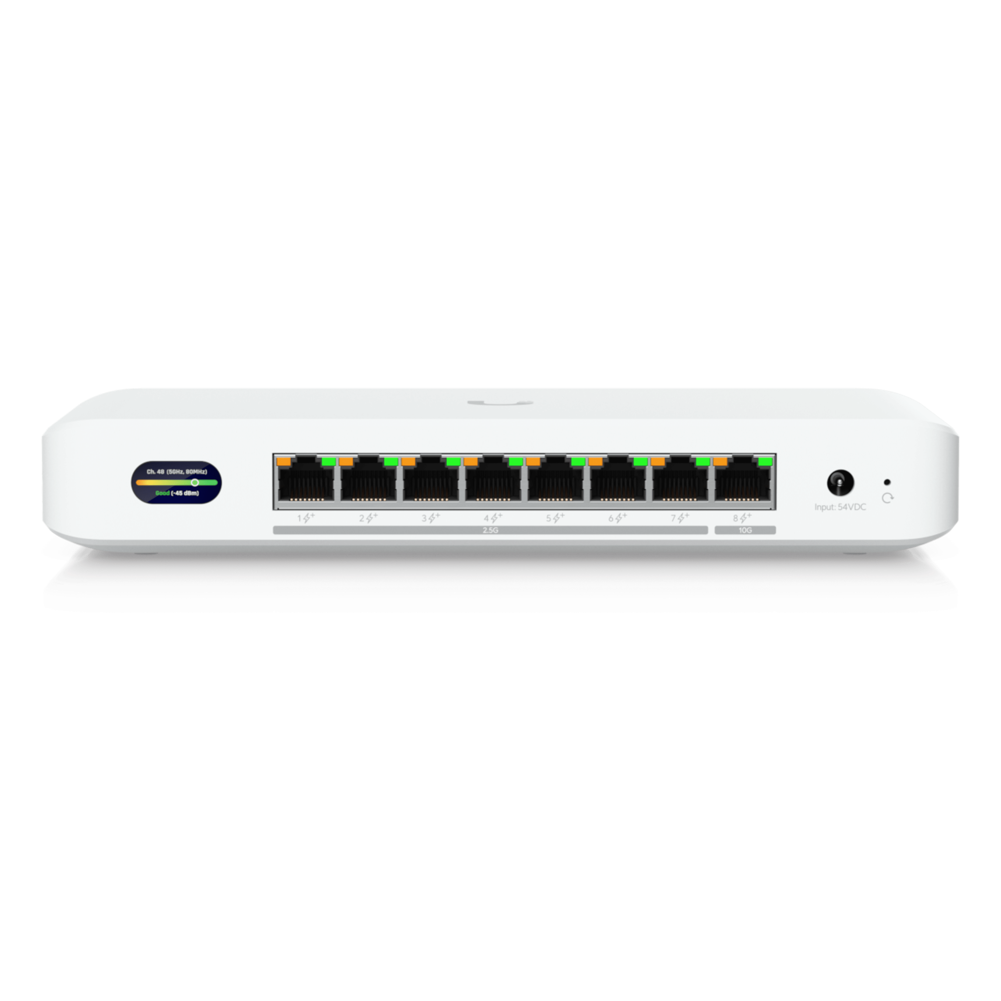 Switch PoE+ / 8 Puertos Multi-Gig / 1 x 10 GbE y 7 x 2.5 GbE / Wi-Fi 7 / 6 GHz / 30 W por Puerto / Compacto