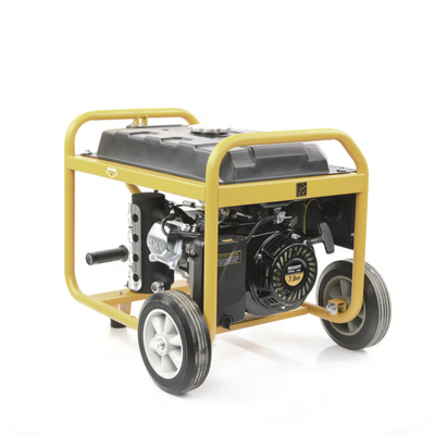 Generador a Gasolina / Planta de Emergencia 3kW (7HP), 110Vca, Encendido de Jalón, Jaula con Ruedas para Fácil Traslado