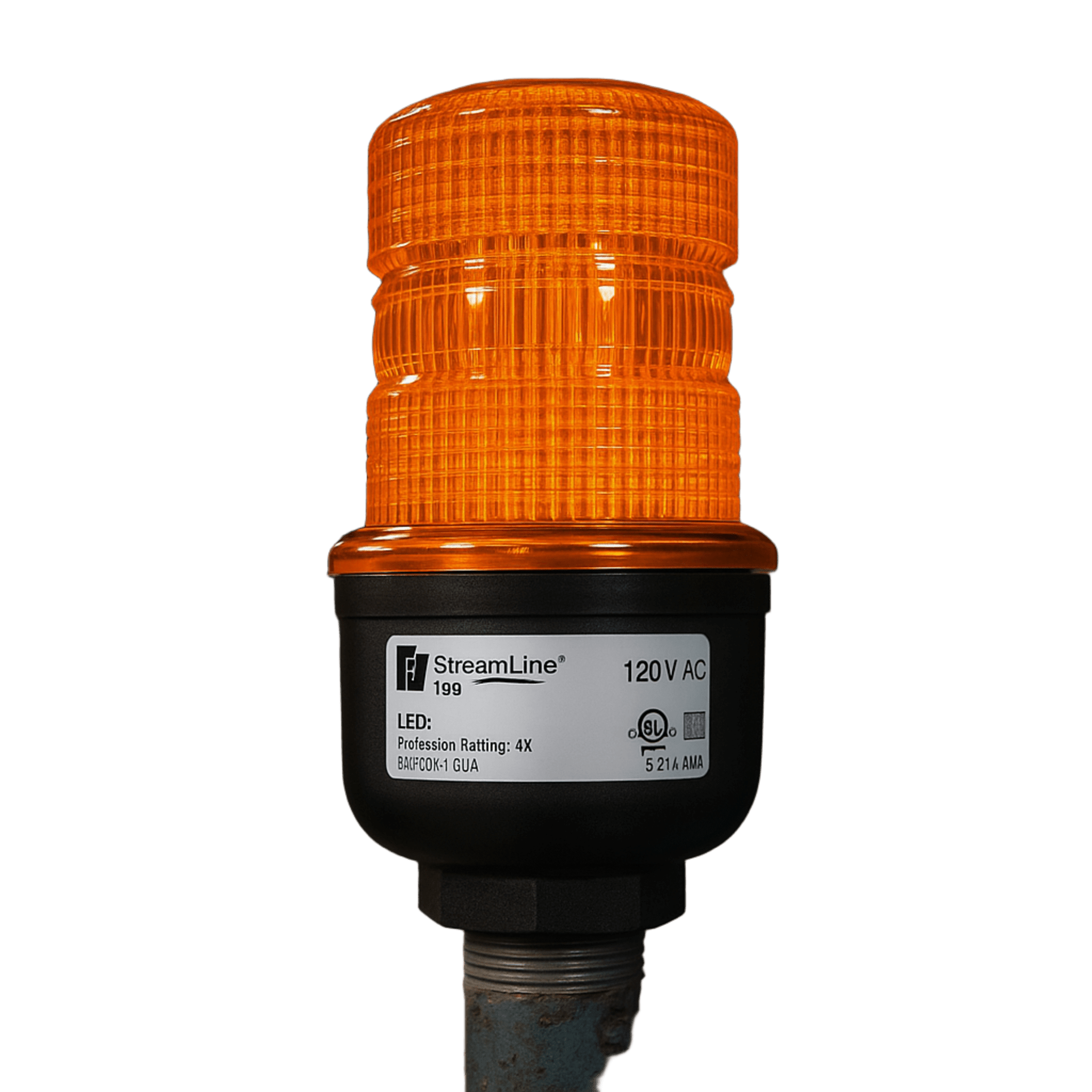 Luz de advertencia LED serie Streamline, 120 Vca, montaje tipo T, ámbar