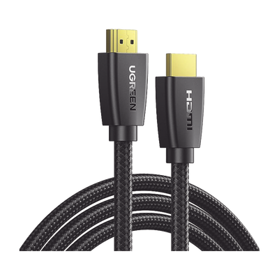 Cable HDMI 2.0 de Nylon Trenzado / 10 Metros (32.81 Pies) / 4K@60Hz / HDR / 3D / HEC (Canal Ethernet HDMI) / ARC (Canal de Retorno de Audio) / Color Profundo de 48 Bits / Audio de 32 Canales / HDCP 2.2 / Audio DTS: X / 18 Gbps / Blindaje de 4 Capas