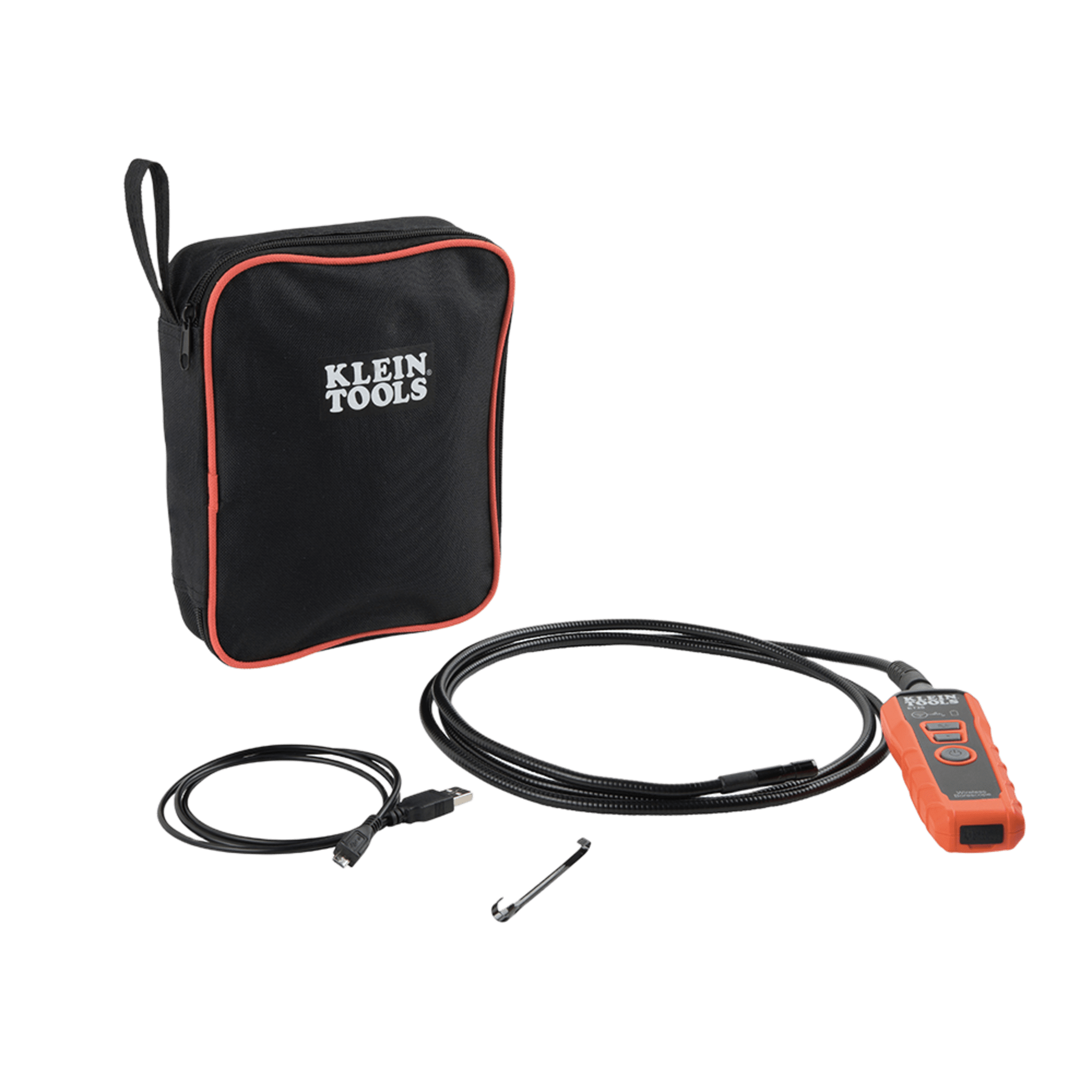 Boroscopio Habilitado por WiFi / Cámara de 9mm / Alcance WiFi 9m / Compatible con Android y iOS / IP67 / 640x480 px / Cuello de Cisne 1.8m / LED Ajustables