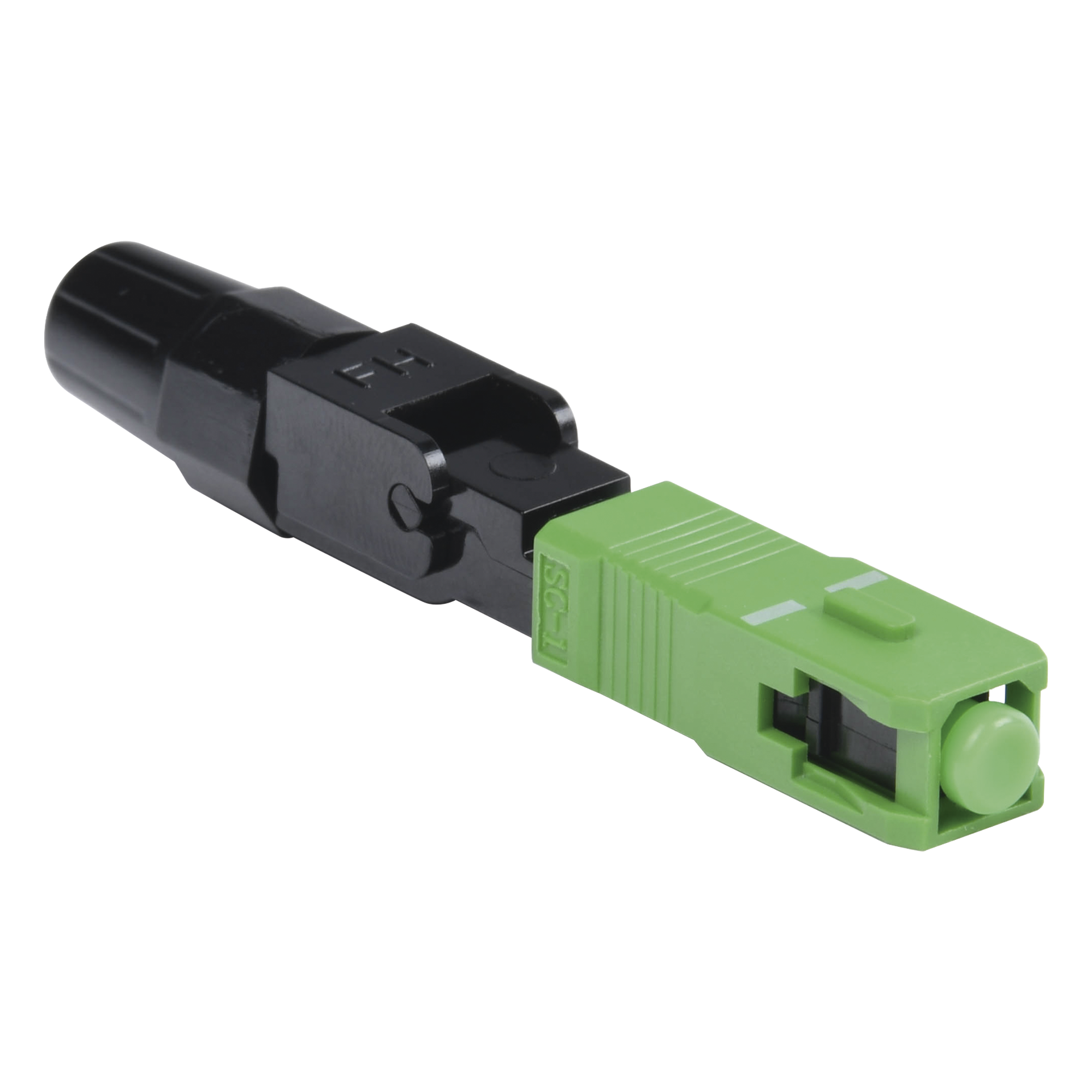 Conector Rápido de Instalación en Campo, Monomodo, SC/APC, Pre-Pulido, Re-Terminable, Ideal para Aplicaciones FTTx — FIBERHOME · SKU FASC