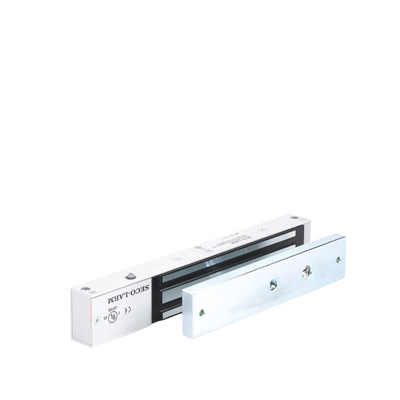 Chapa Magnética 600 lbs con LED / Sensor de Estado de Unión / Sin Magnetismo Residual / Uso Interior.