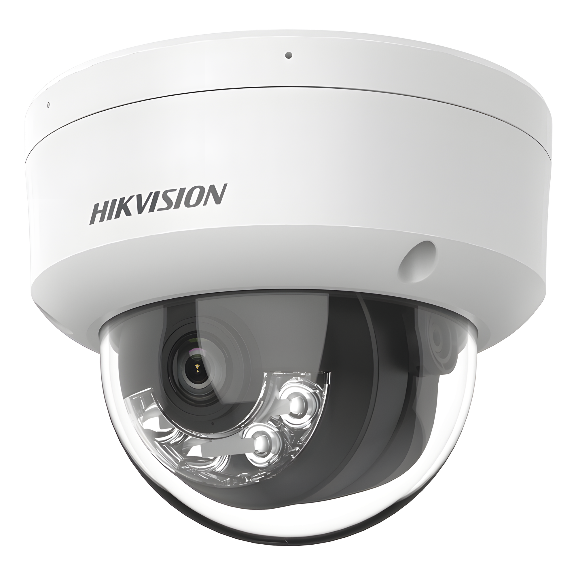 Cámara Domo IP / 6 Megapixel / Dual Light 30 m (98.4 ft) / Lente 2.8 mm / 105° / Audio Integrado / IK08 / IP67 / PoE — HIKVISION · SKU DS-2CD1163G2-LIUF