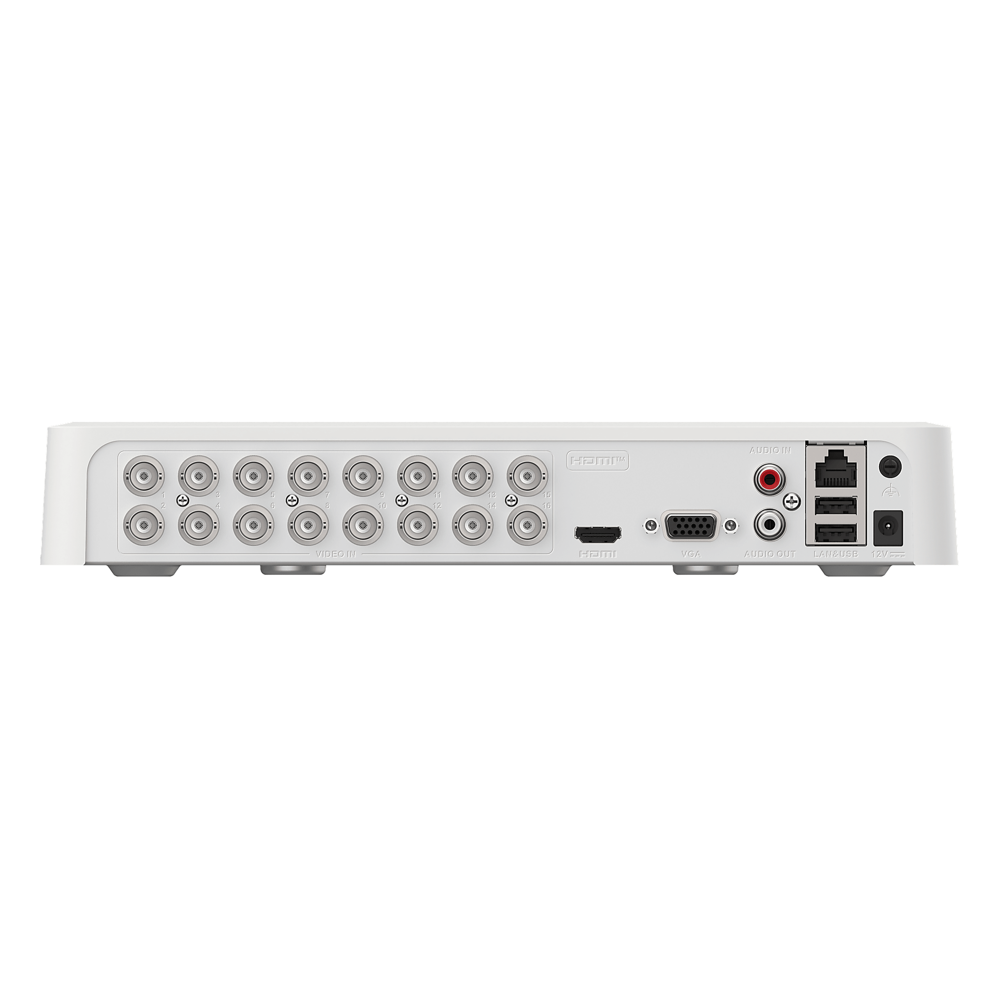 DVR Pentahíbrido / 16 Canales TurboHD + 2 IP / 2 Megapixel 1080p Lite / AcuSense Lite / Audio Bidireccional Coaxitron / H.265+ / Full HD
