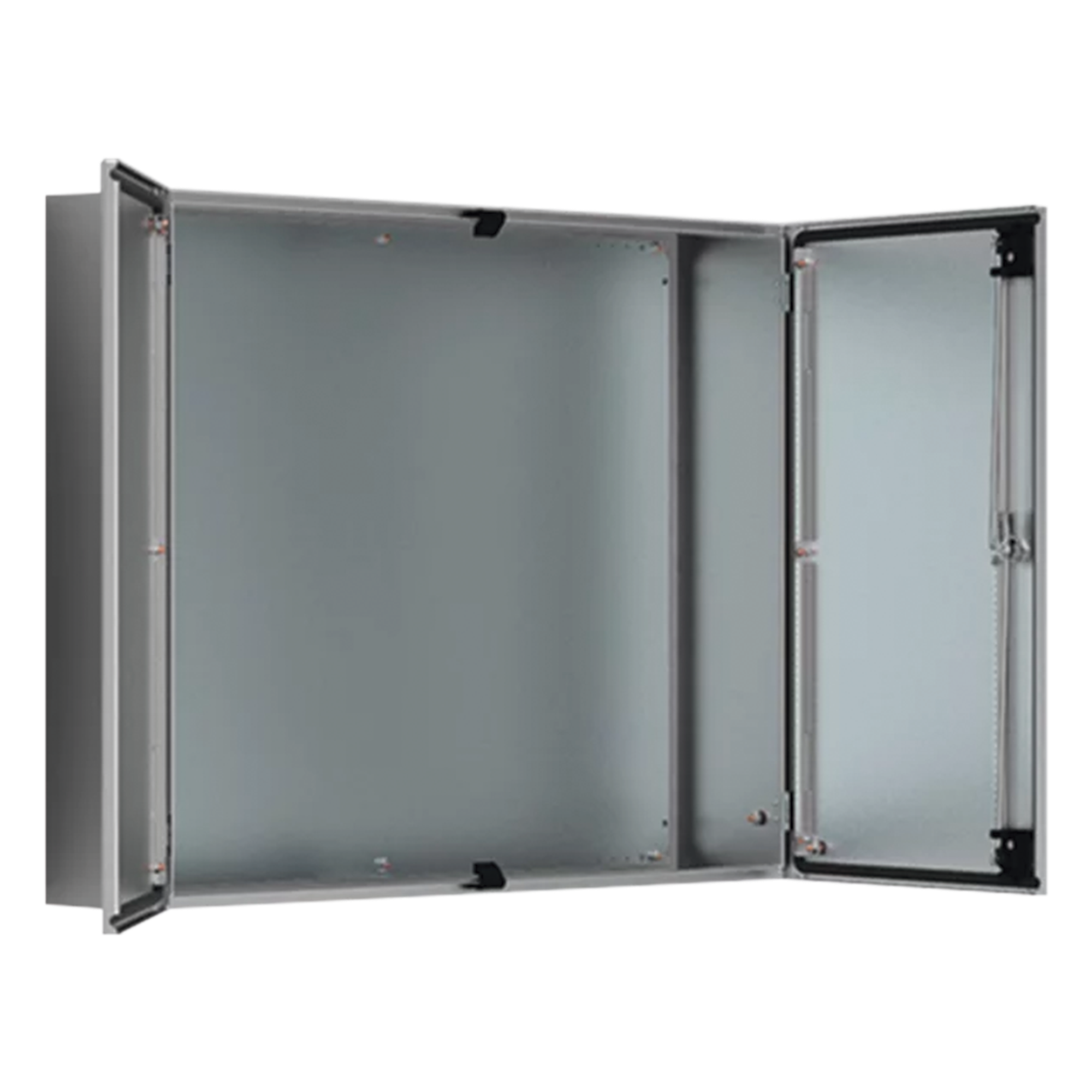 Gabinete de Doble Puerta, 1200 x 1200 x 400 mm, de Acero Inoxidable, Cepillado. Protección NEMA 12, IP55, IK10 — HOFFMAN · SKU ADR1201240