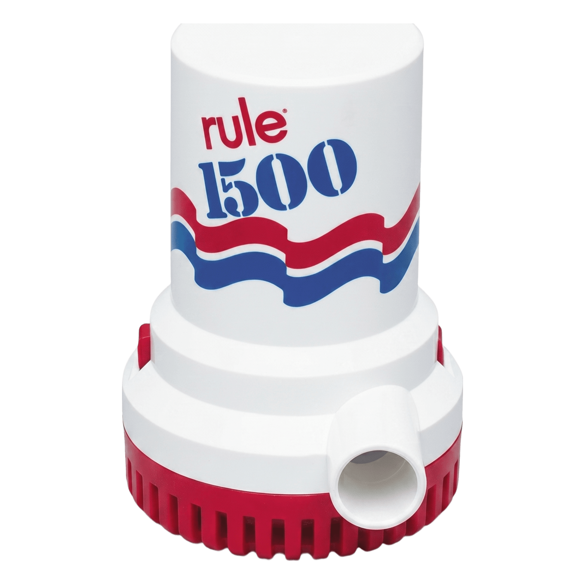 Bomba de Achique Sumergible / 1,500 GPH / 24V CD / Acero Inoxidable / Protección Térmica / Certificación CE e ISO 8849 — RULE · SKU 03