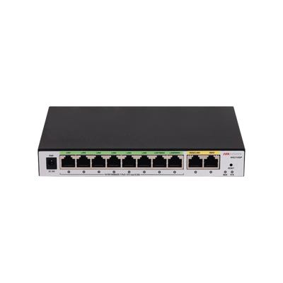 Router Gigabit PoE+ / Ideal para Access Point (AP) / 8 Puertos Gigabit PoE+ / 2 Puertos WAN / Hasta 200 clientes — HIKVISION · SKU DS-3WG210GP-SI