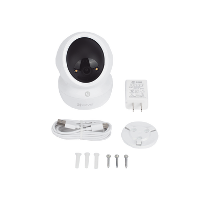 Cámara PT Wi-Fi / 4K (8 Megapíxeles) / Audio de Dos Vías / Visión Nocturna Inteligente en Color / Detección Humana / Detección de Mascota / Llamada a la App con un toque / Almacenamiento en MicroSD y Nube