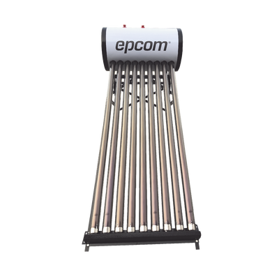 Bóiler Solar de 90L, Baja Presión con 9 Tubos de Vacío de Mayor Resistencia y Termotanque Inoxidable de Grado Alimenticio, Resistentes a Granizo de Hasta 25 mm/ l , Incluye Anodo de Magnesio