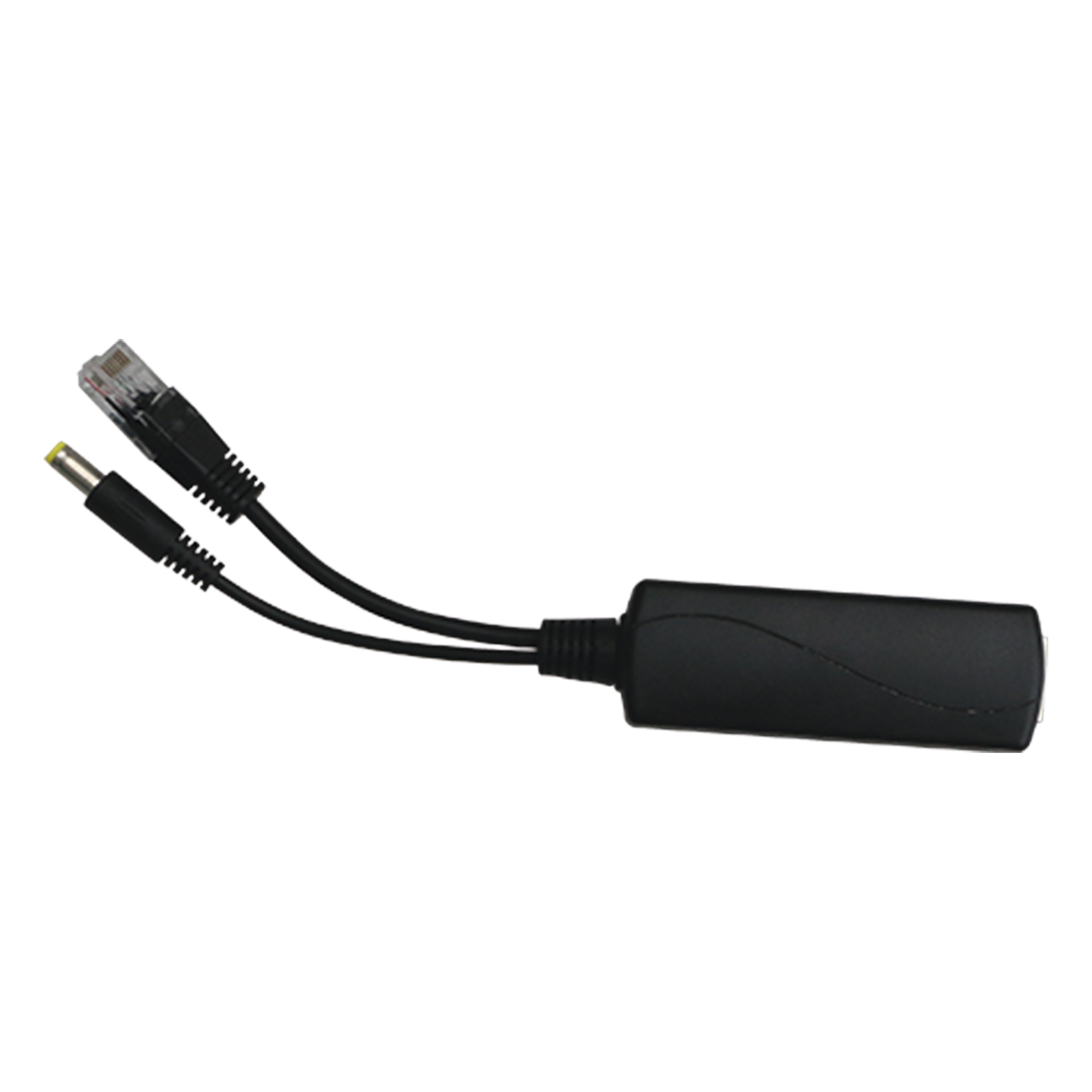 Splitter PoE / Entrada 802.3af/at 30W / Salida 12 VCC 2A / Puerto 10/100 Mbps / Protección 6kV / -40 a 80°C — WI-TEK · SKU WI-POE11S-48V