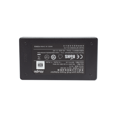 Inyector PoE estándar 15 watts, Compatible Multi-marcas, Detección Inteligente Anti Accidentes (802.3af / Gigabit)