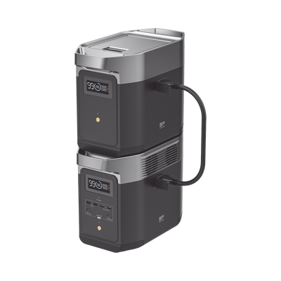 Batería de Litio LFP Inteligente de 1024Wh para Aumentar Tiempo de Respaldo Compatible con EFD330 (DELTA 2)
