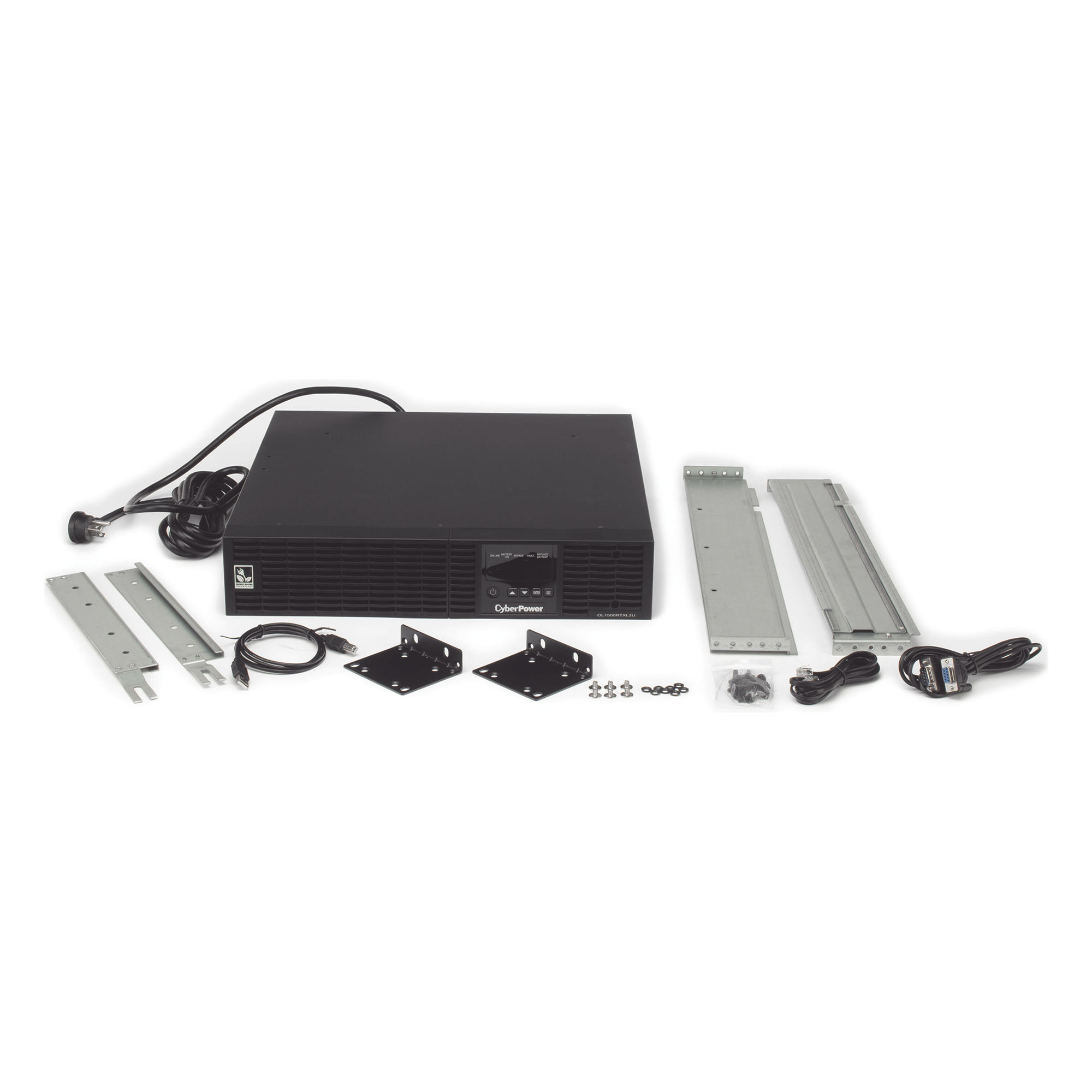 UPS de 1500 VA/1350 W, Online Doble Conversión, Entrada 120 Vca NEMA 5-15P, Onda Senoidal Pura, Rack o Torre de 2 UR, Con 8 Tomas NEMA 5-15R