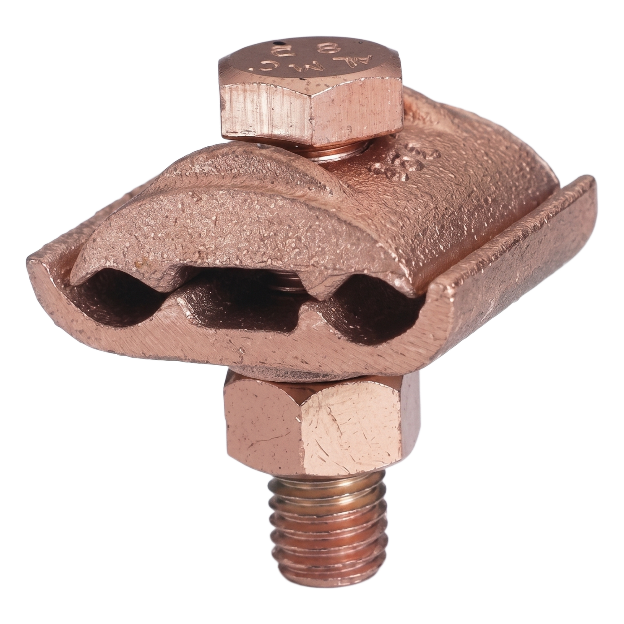 Conector Cable a Superficie Plana o Barra para Cable 2/0 Awg a 250 Kcm — TOTAL GROUND · SKU TG-CC28