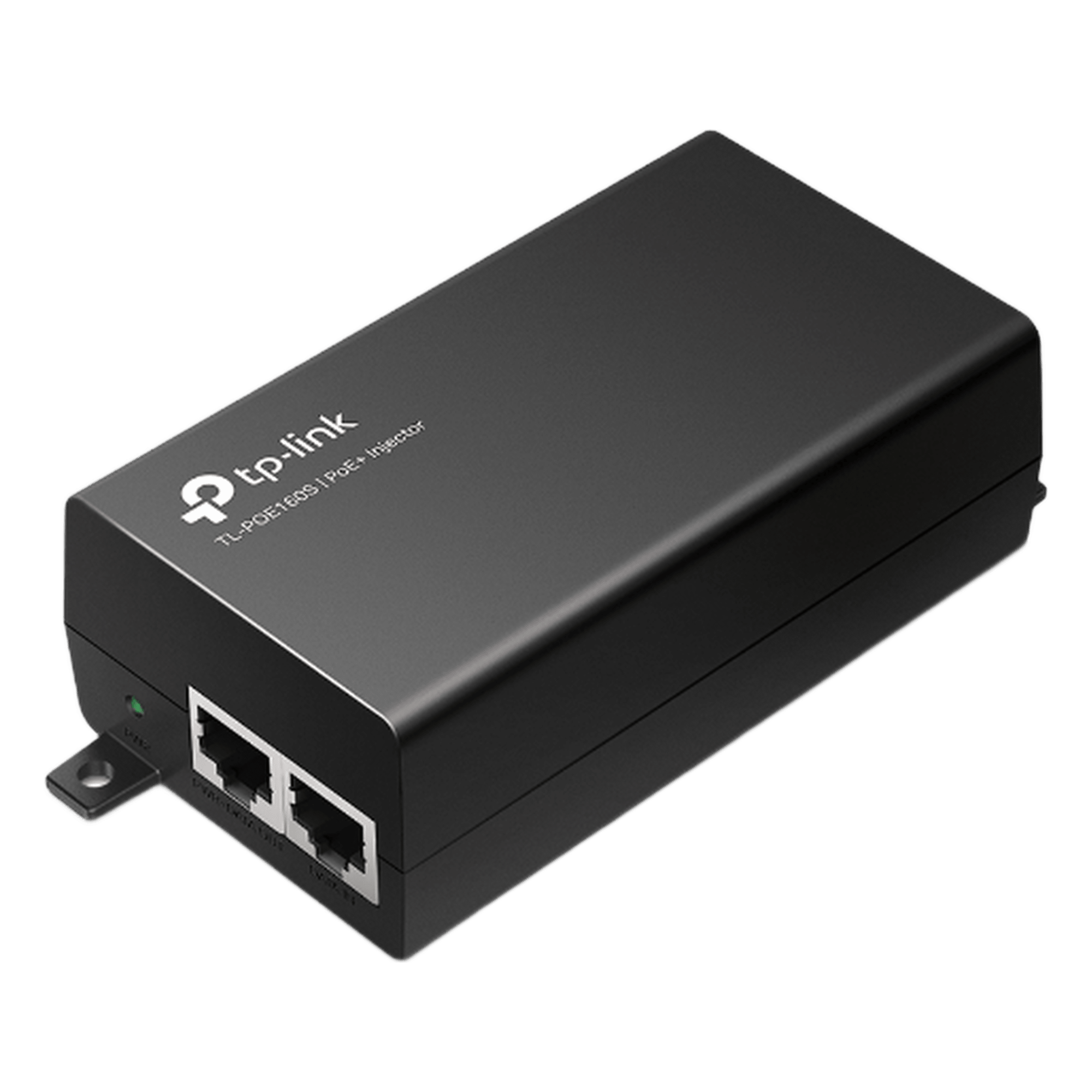 Inyector PoE+ (30W) / Gigabit 802.3 af/at / 2 puertos 10/100/1000 Mbps / Plug and Play / Fuente alimientación Integrada — TP-LINK · SKU TL-POE160S