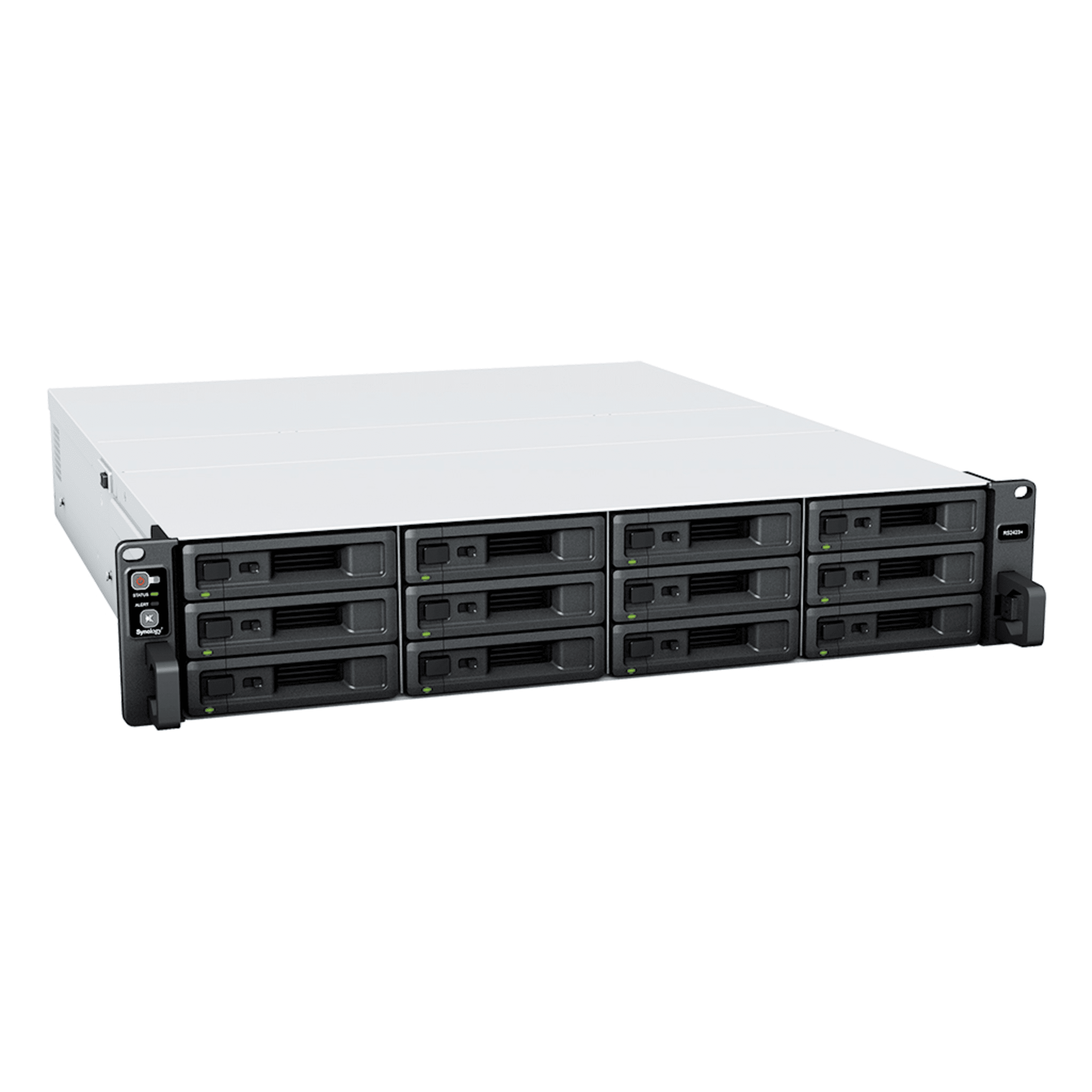 Servidor de Almacenamiento RackStation RS2423+ | 12 Bahías | 2U | Hasta 216 TB | Rendimiento 3,500/1,700 MB/s | Expansión a 432 TB | 10GbE | Fuentes de Alimentación Duales | Alta Disponibilidad.