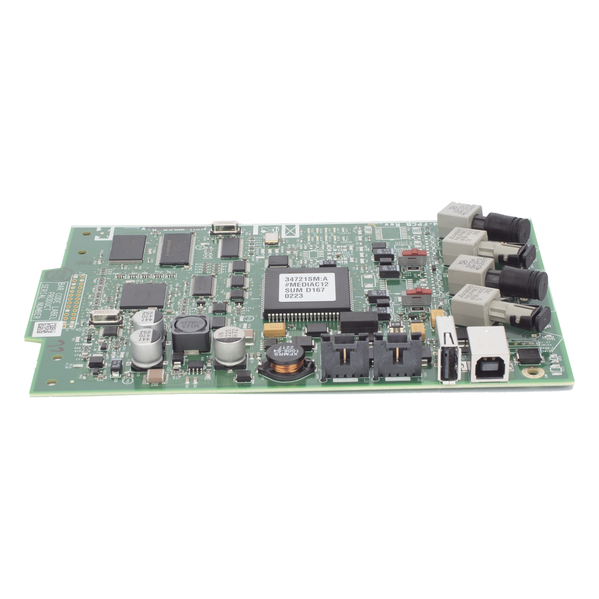 Módulo de Comunicación de Red / Fibra Óptica Multimodo / 62.5/125 µm o 50/125 µm / NFPA Estilo 4 y 7 / 312.5 Kbaudios / Aislamiento Óptico