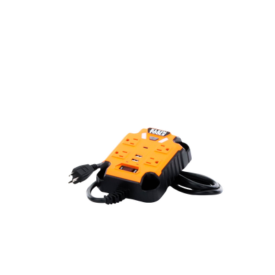 Multicontacto Powerbox 1, con 4 Salidas 120 Vca, 2 USB-A / 1 USB-C, Luces LED Integradas y Soporte Magnético