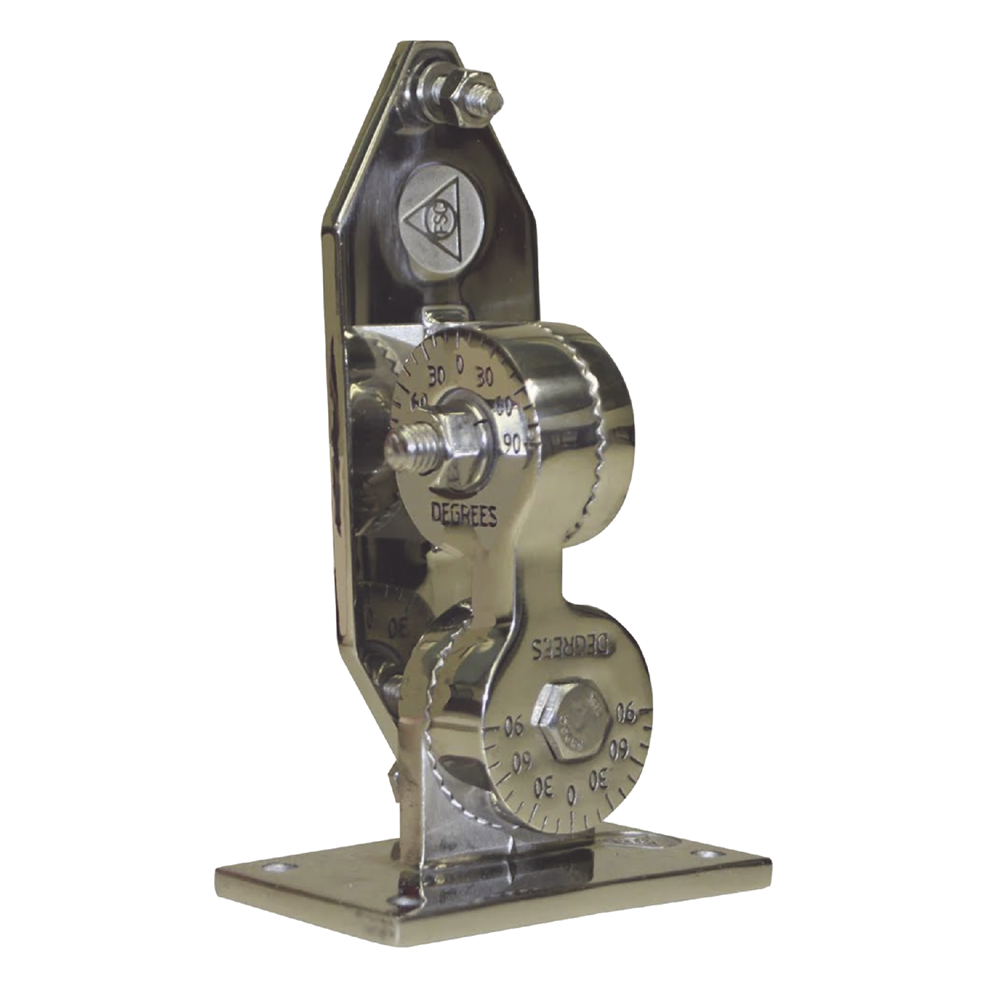 Base de montaje giratoria de acero inoxidable 316 para detectores de flama FS24X, FS20X, SS4 y SS2, ajuste direccional en incrementos de 10 grados — HONEYWELL ANALYTICS · SKU SM4