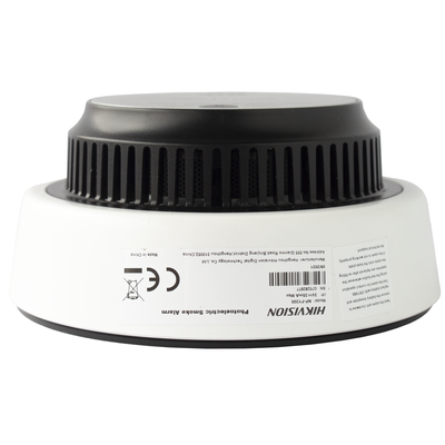 (HikFire) Detector de Humo Fotoeléctrico / Tecnología Dual de Luz / Alerta de ≥85 dB@3 m / Batería de Litio / Instalación en Techo