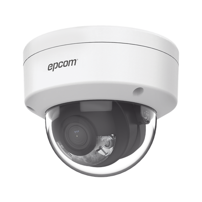 Domo IP 4 Megapixel / Lente 2.8 mm / ColorVu / ACUSENSE / PoE / H.265+ / IP67 / IK08 / WDR 120 dB 