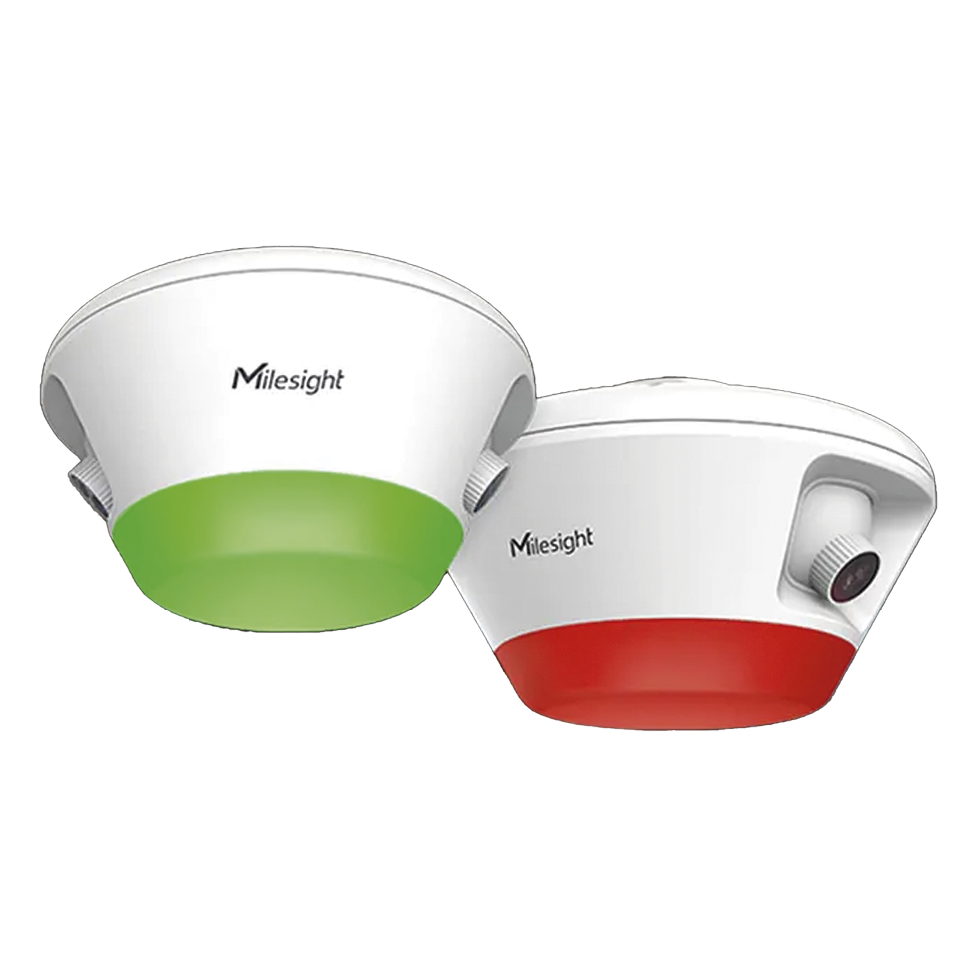 Sensor de Ocupación de Aparcamiento con IA / Doble Lente / 6 Espacios / Precisión 99.9% / Indicador Multicolor / Reconocimiento de Matrícula — MILESIGHT · SKU PM3322-E