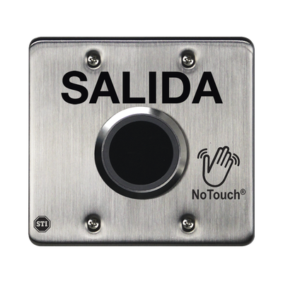 Interruptor IR NoTouch® de Acero Inoxidable, Salida Doble, SALIDA