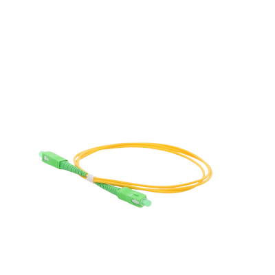 Jumper de Fibra Óptica Monomodo SC/APC-SC/APC Simplex de 1 Metro (3.28 Pies), 2mm