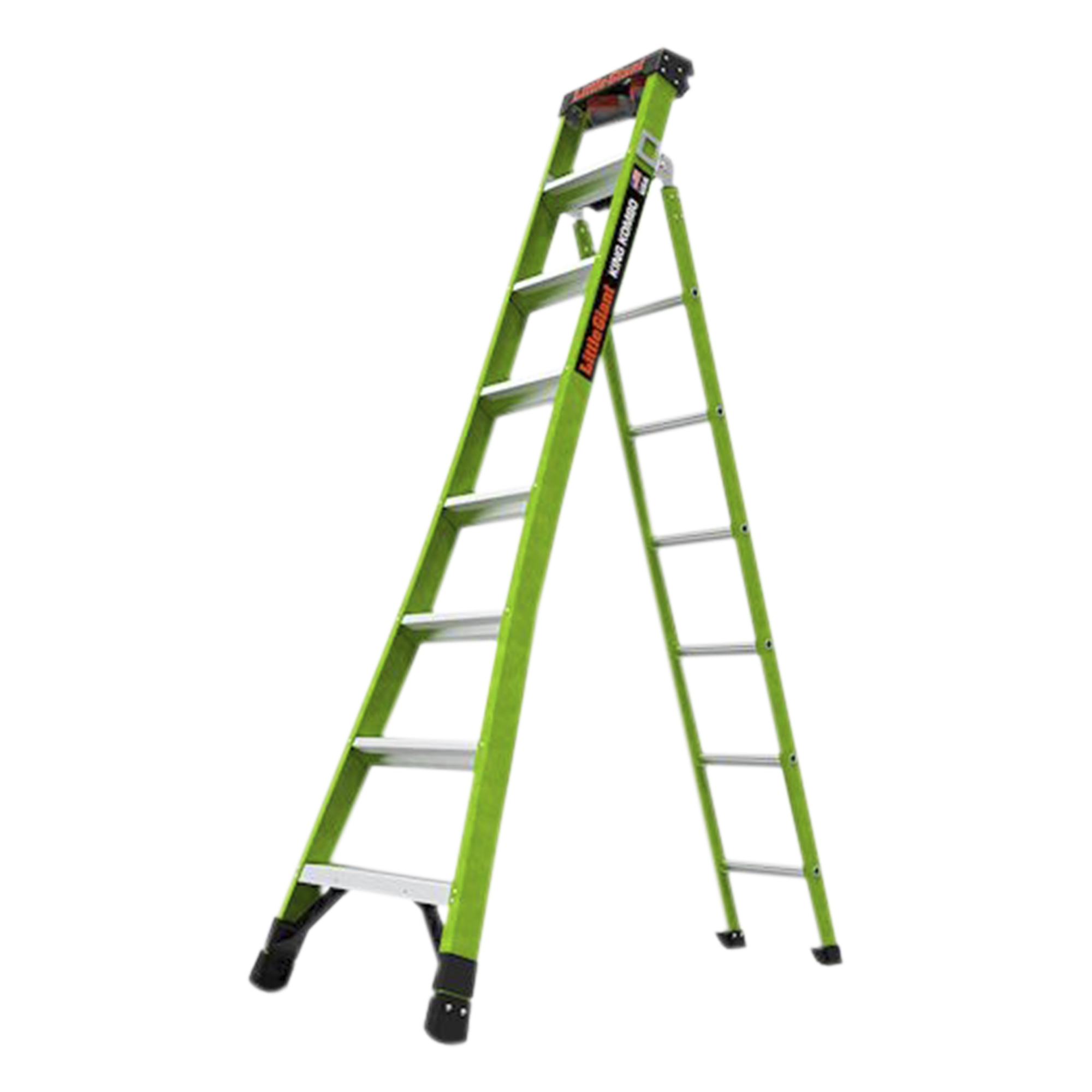 Escalera de Tijera 3 en 1 de 2.44 Metros, Fibra de Vidrio (SKU13908-001). Hecha en E.U.A. (Versión 2.0) — Little Giant Ladder Systems · SKU KING-KOMBO2-8IAAC
