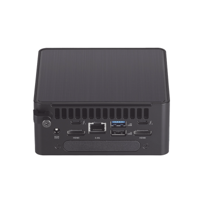 NUC / Asus / Mini PC Performance / Core i3 / 14a Generación / 1 X HDMI / 3 X USB / 1 X USB-C / WiFi 6 / Bluetooth / Memoria RAM, S.O y SSD o HDD No Incluido / Incluye Fuente