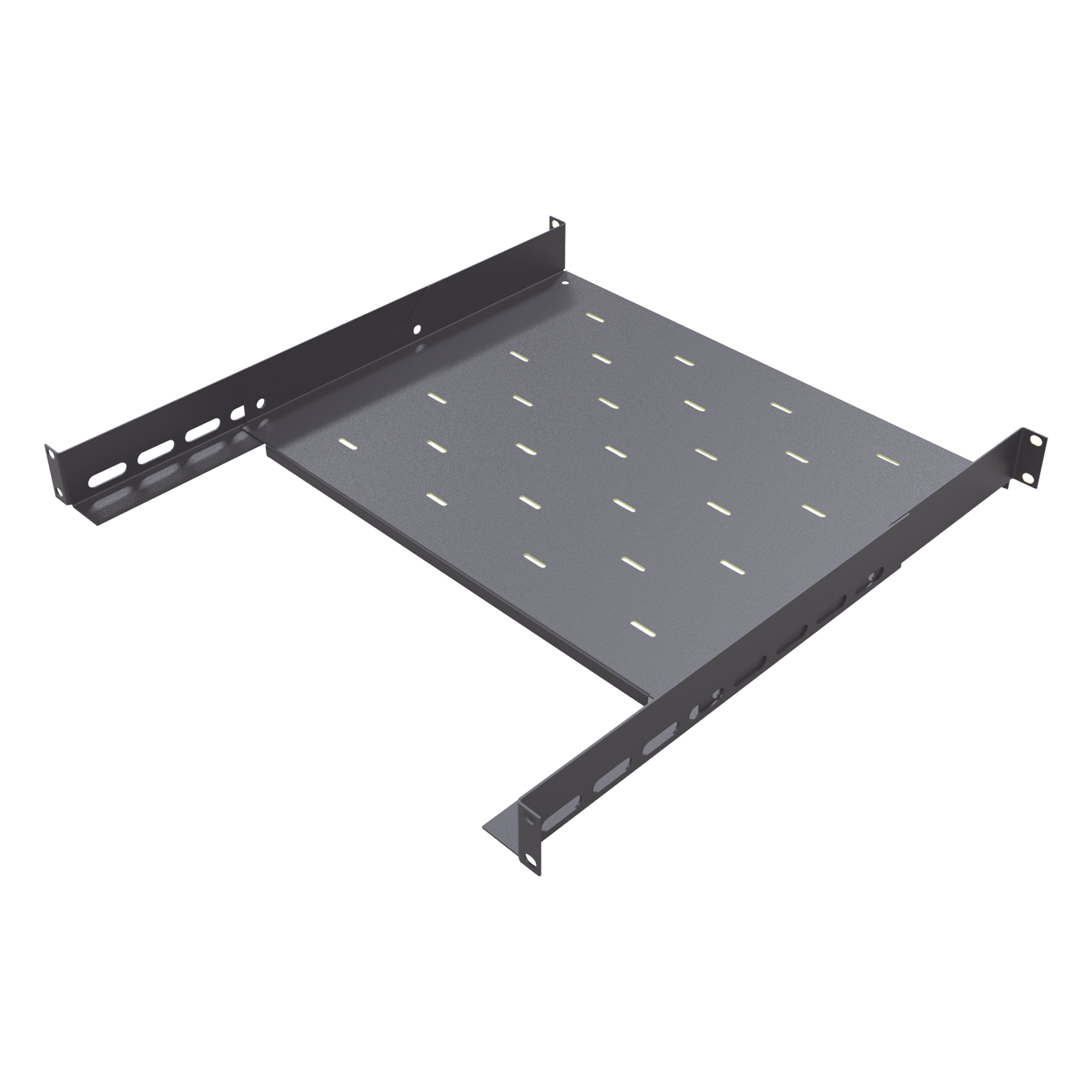 Charola para Gabinetes y Racks de Pared de 4 puntos de Fijación, Profundidad Ajustable de 347 a 489 mm — LINKEDPRO BY EPCOM · SKU SCH-GFP