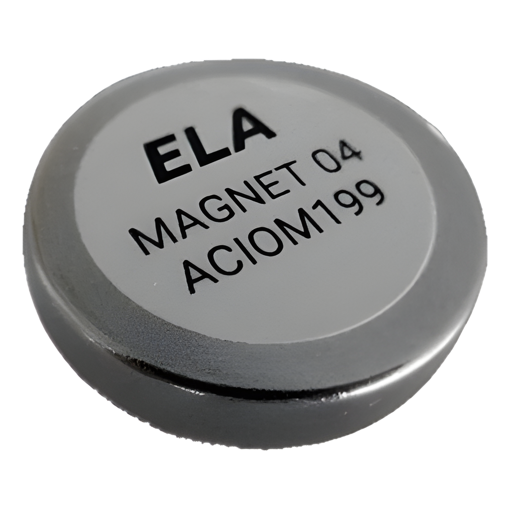 Imán Permanente para Sensor Magnético / Detección hasta 12 mm / Adhesivo Delrin / Ø40 mm + Ø30 mm — ELA Innovation · SKU MAGNET04